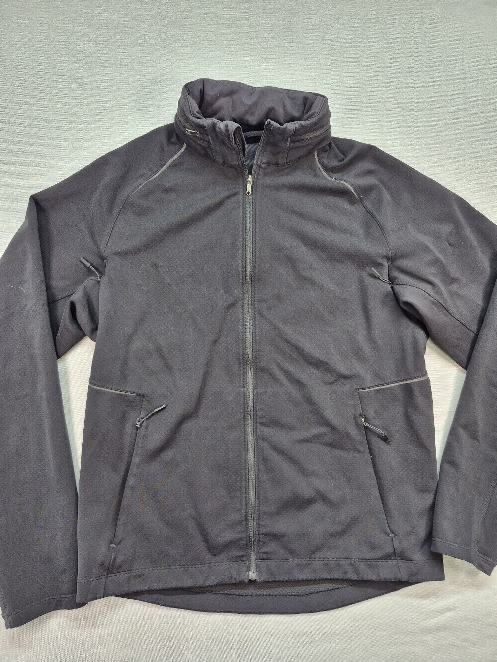 Lululemon Active Jacket Men's M Stretch Nylon Warp Lightweight Stowaway Hood
